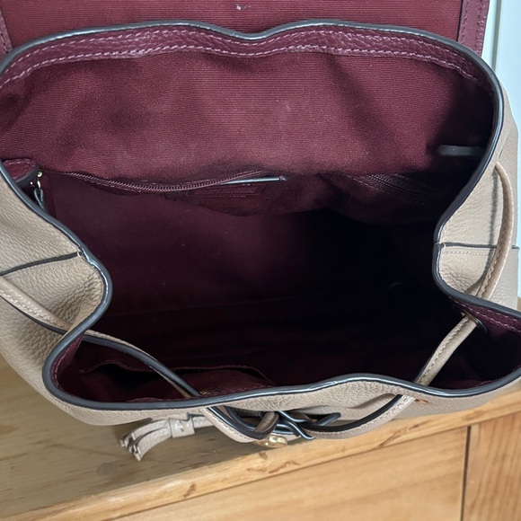 Coach Elle Tan Leather Backpack - Picture 3 of 9